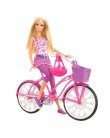 Foto Boneca Barbie Real Bicicleta T2332 Mattel