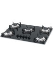 Cooktop Fischer 5 Bocas 5Q Gás Vidro Foto Cooktop Fischer 5 Bocas 5Q Gás Vidro