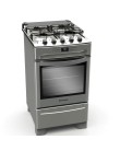 Foto Fogão de Piso Brastemp Clean 4 Bocas Inox BF050BR