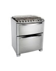 Foto Fogão de Piso Electrolux Celebrate 5 Bocas Inox 76DTX