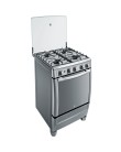 Foto Fogão de Piso GE 4 Bocas Inox Imagination 4 Inox