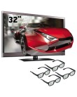 TV LED LG Cinema 3D 32" 3D Full HD 4 HDMI Conversor Digital Integrado 32LW5700 Foto TV LED LG Cinema 3D 32" 3D Full HD 4 HDMI Conversor Digital Integrado 32LW5700